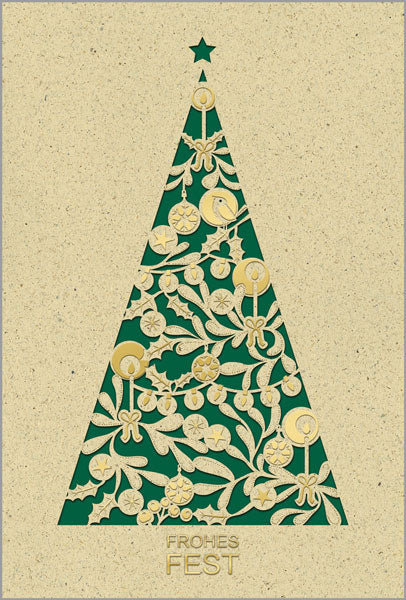 Goldbarrenset zu Weihnachten "Weihnachtsbaum"