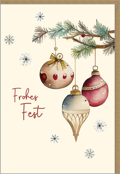 Goldbarrenset zu Weihnachten "Weihnachtsbaumkugeln"