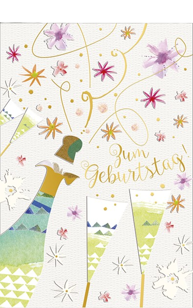 Goldbarrenset zum Geburtstag "Zum Geburtstag"